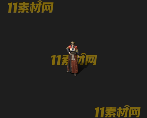 传奇NPC人物素材 动态高清PNG序列帧—NPC20260427-89