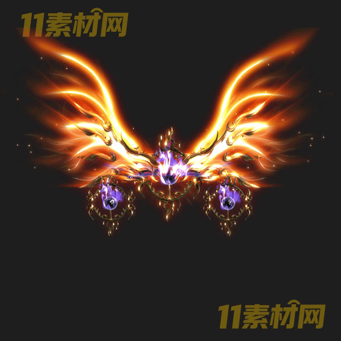 传奇翅膀素材 内外观动态高清PNG序列帧—CB20260428-101