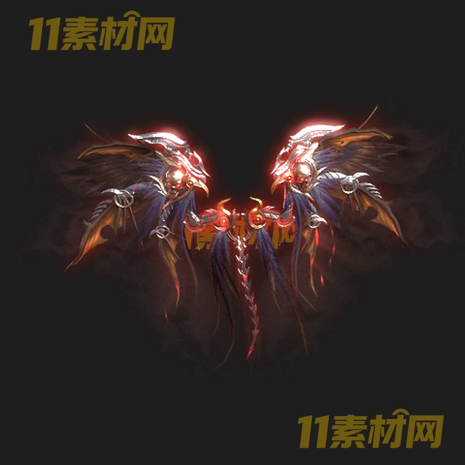 传奇翅膀素材 内外观动态高清PNG序列帧—CB20260428-104