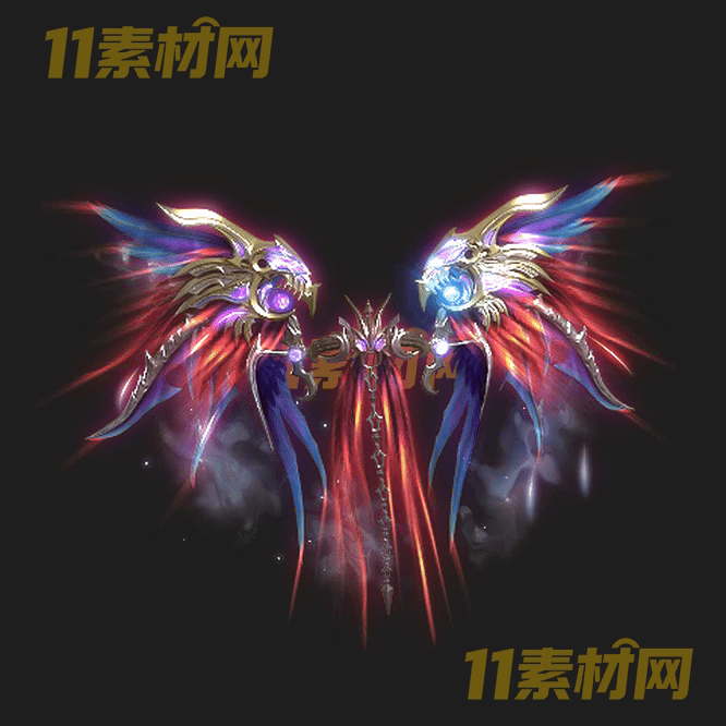 传奇翅膀素材 内外观动态高清PNG序列帧—CB20260428-107