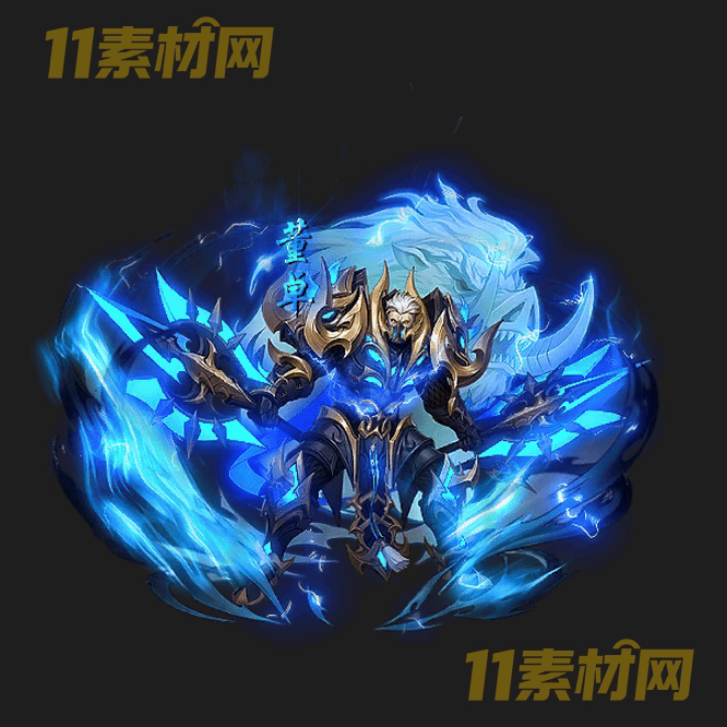 传奇三国人物光柱素材 动态高清PNG序列帧—GZ20260429-144