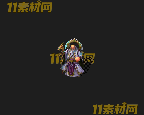 传奇NPC人物素材 动态高清PNG序列帧—NPC20260429-17