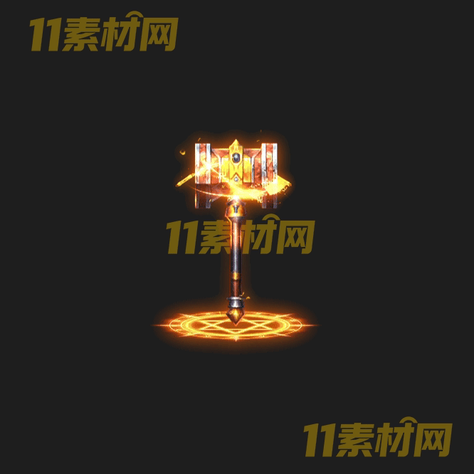 传奇锤子法宝素材 内观动态高清PNG序列帧—FB20260429-257