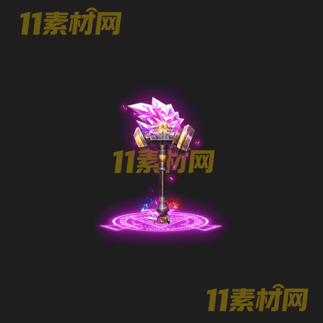 传奇锤子法宝素材 内观动态高清PNG序列帧—FB20260429-261