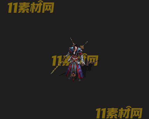 传奇NPC人物素材 动态高清PNG序列帧—NPC20260429-30