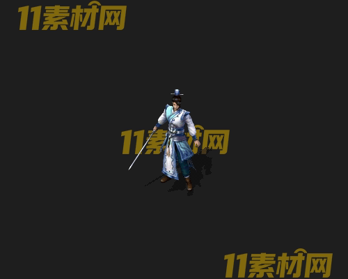 传奇NPC人物素材 动态高清PNG序列帧—NPC20260429-32