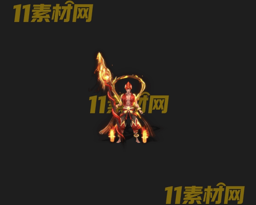 传奇NPC人物素材 动态高清PNG序列帧—NPC20260430-1
