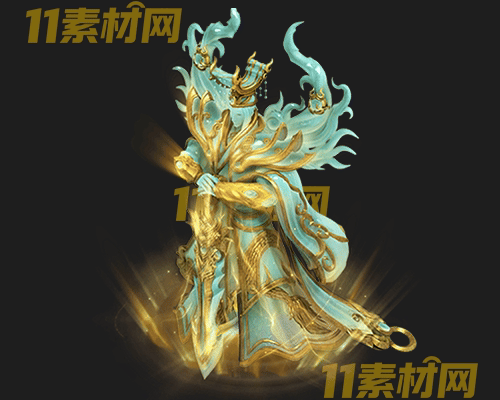 传奇雕像NPC素材 动态高清PNG序列帧—NPC20260430-33