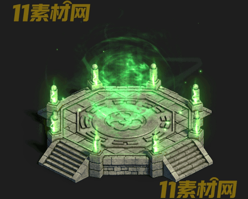 传奇传送阵NPC素材 动态高清PNG序列帧—NPC20260430-74