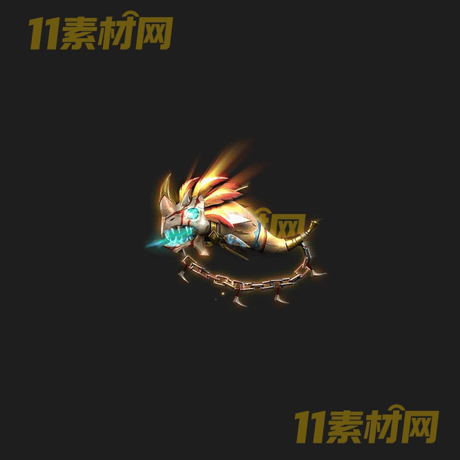 传奇号角法宝素材 动态高清PNG序列帧—FB20260501-206