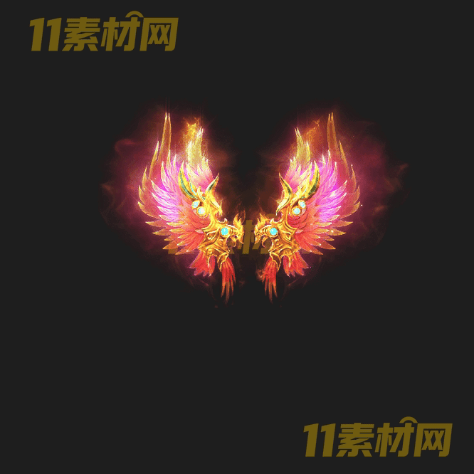 传奇翅膀素材 内外观动态高清PNG序列帧—CB20260501-234