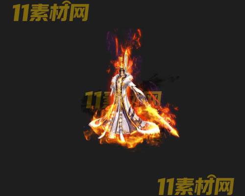 传奇人物NPC素材 动态高清PNG序列帧—NPC20260502-22
