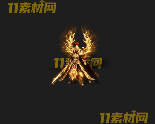 传奇人物NPC素材 动态高清PNG序列帧—NPC20260502-24
