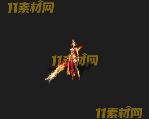 传奇人物NPC素材 动态高清PNG序列帧—NPC20260502-25