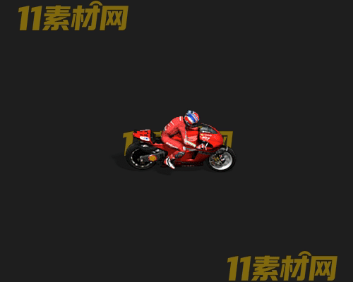 传奇摩托车NPC素材 动态高清PNG序列帧—NPC20260502-7