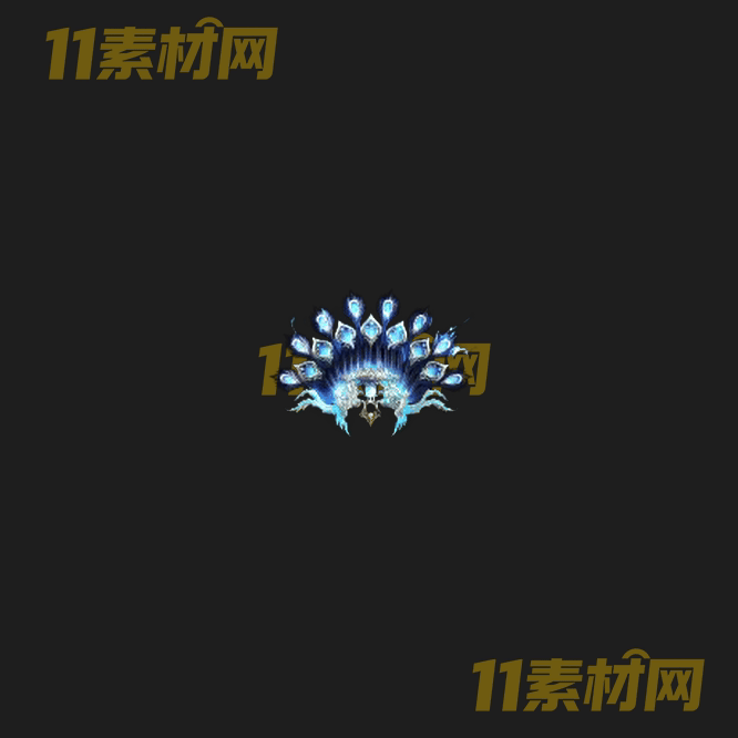 传奇扇子法宝素材 内观动态高清PNG序列帧—FB20260503-257
