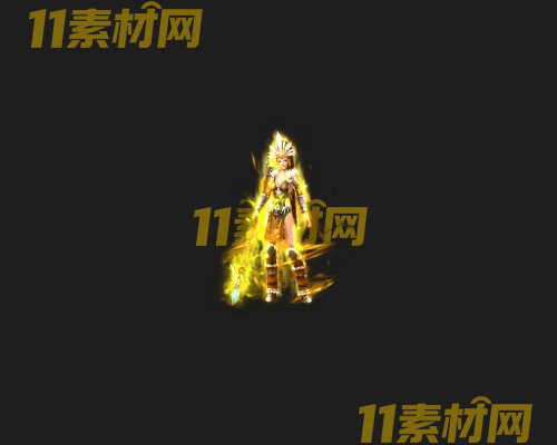传奇人物NPC素材 动态高清PNG序列帧—NPC20260505-102