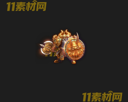 传奇人物NPC素材 动态高清PNG序列帧—NPC20260505-105