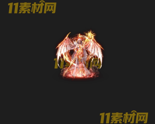 传奇人物NPC素材 动态高清PNG序列帧—NPC20260505-109