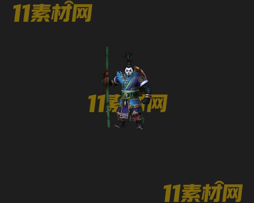 传奇人物NPC素材 动态高清PNG序列帧—NPC20260505-115