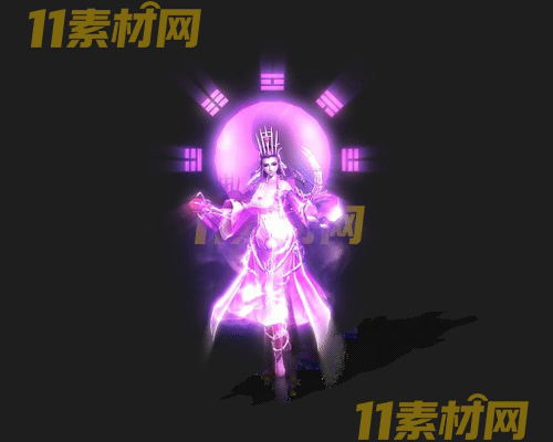 传奇人物NPC素材 动态高清PNG序列帧—NPC20260505-118
