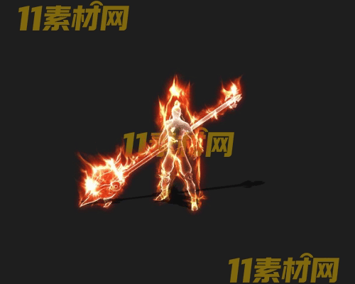 传奇人物NPC素材 动态高清PNG序列帧—NPC20260505-124