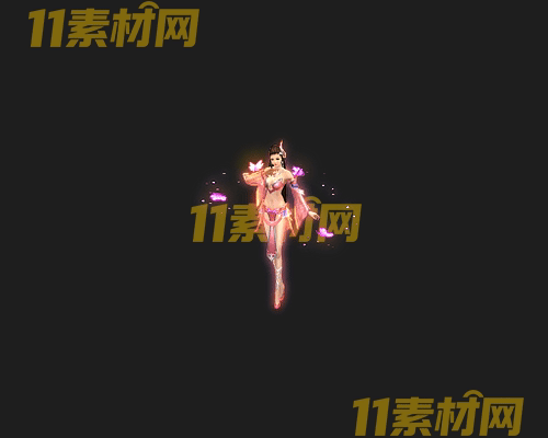 传奇人物NPC素材 动态高清PNG序列帧—NPC20260505-125