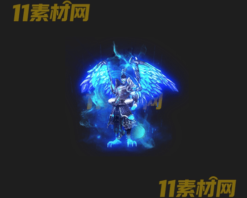 传奇人物NPC素材 动态高清PNG序列帧—NPC20260505-158