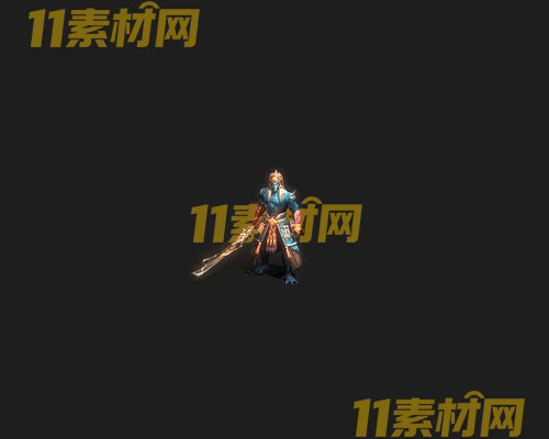 传奇人物NPC素材 动态高清PNG序列帧—NPC20260505-174