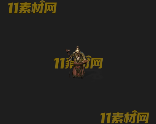 传奇人物NPC素材 动态高清PNG序列帧—NPC20260505-188