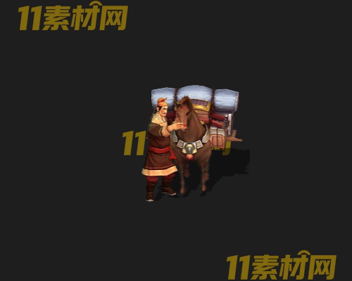 传奇人物NPC素材 动态高清PNG序列帧—NPC20260505-249