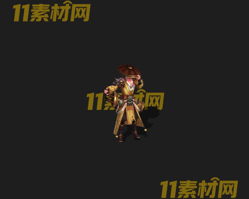 传奇人物NPC素材 动态高清PNG序列帧—NPC20260505-251