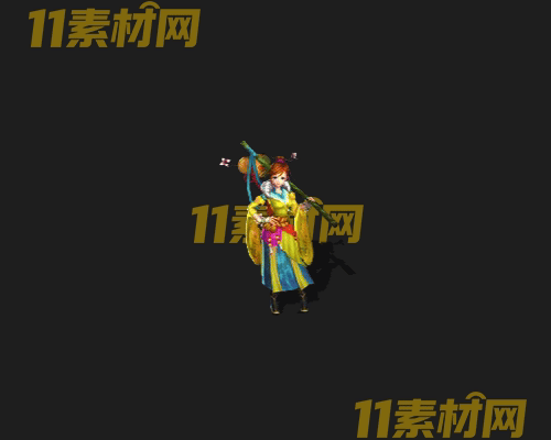 传奇人物NPC素材 动态高清PNG序列帧—NPC20260505-252