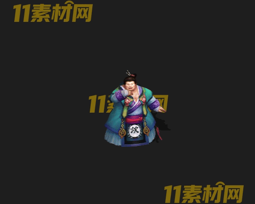 传奇人物NPC素材 动态高清PNG序列帧—NPC20260505-254