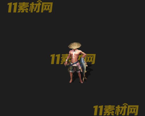 传奇人物NPC素材 动态高清PNG序列帧—NPC20260505-259