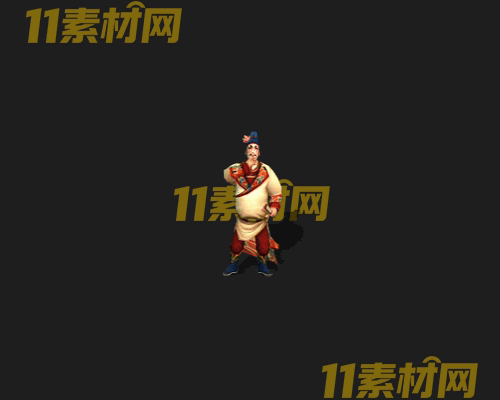 传奇人物NPC素材 动态高清PNG序列帧—NPC20260505-260