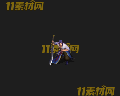 传奇人物NPC素材 动态高清PNG序列帧—NPC20260505-262