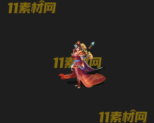 传奇人物NPC素材 动态高清PNG序列帧—NPC20260505-265
