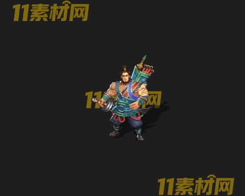 传奇人物NPC素材 动态高清PNG序列帧—NPC20260505-266