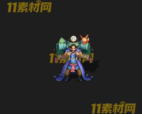 传奇人物NPC素材 动态高清PNG序列帧—NPC20260505-267