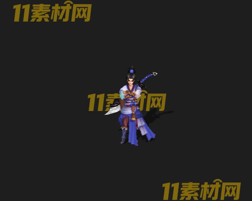 传奇人物NPC素材 动态高清PNG序列帧—NPC20260505-275
