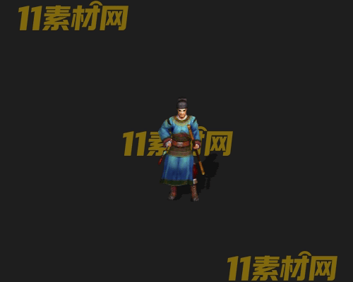 传奇人物NPC素材 动态高清PNG序列帧—NPC20260505-276