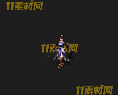 传奇人物NPC素材 动态高清PNG序列帧—NPC20260505-277