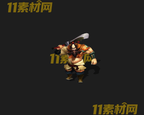 传奇人物NPC素材 动态高清PNG序列帧—NPC20260505-278