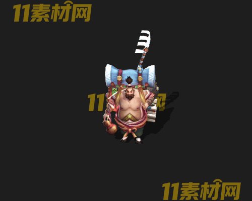 传奇人物NPC素材 动态高清PNG序列帧—NPC20260505-279