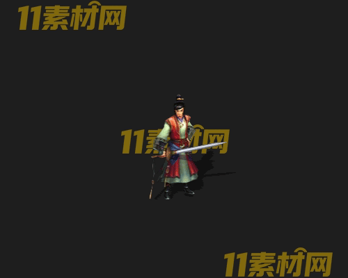 传奇人物NPC素材 动态高清PNG序列帧—NPC20260505-282