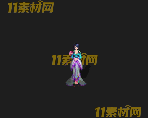 传奇人物NPC素材 动态高清PNG序列帧—NPC20260505-283