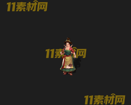 传奇人物NPC素材 动态高清PNG序列帧—NPC20260505-284