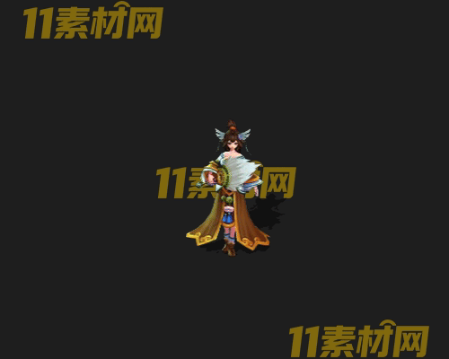 传奇人物NPC素材 动态高清PNG序列帧—NPC20260505-285