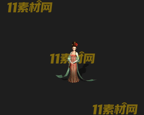 传奇人物NPC素材 动态高清PNG序列帧—NPC20260505-286